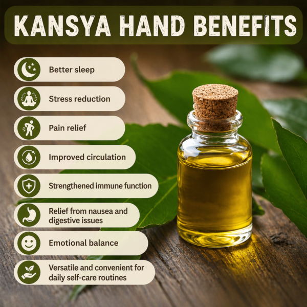 Kansya Hand Benefits - Ayurvedic Bronze Foot & Hand Massager
